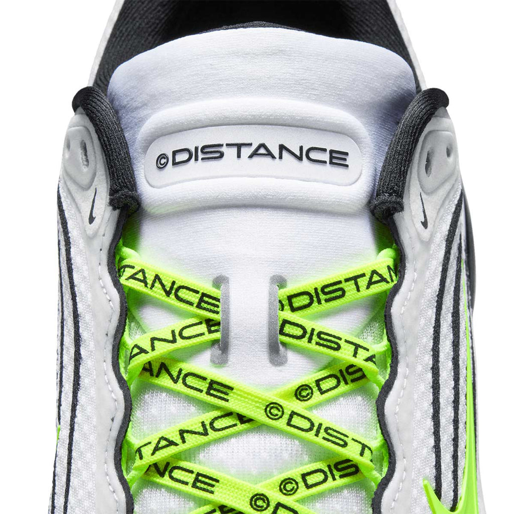 NIKE MEN VOMERO PLUS X DISTANCE - WHITE/METALLICSILVER/BLACK/VOLT
