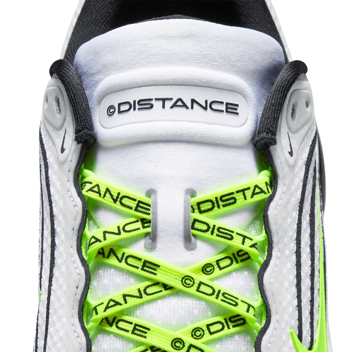 NIKE MEN VOMERO PLUS X DISTANCE - WHITE/METALLICSILVER/BLACK/VOLT
