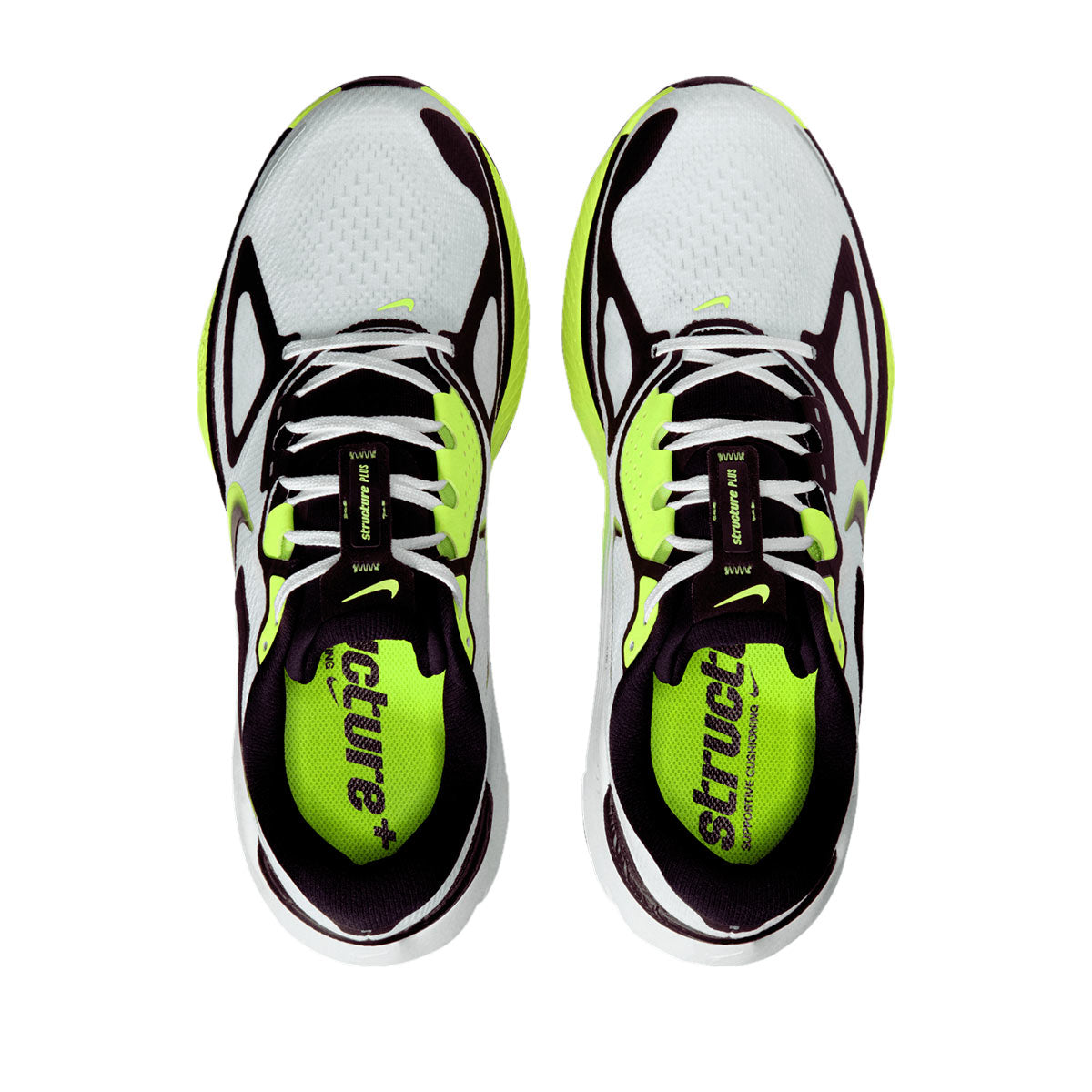NIKE M STRUCTURE PLUS - WHITE/BLACK/VOLT