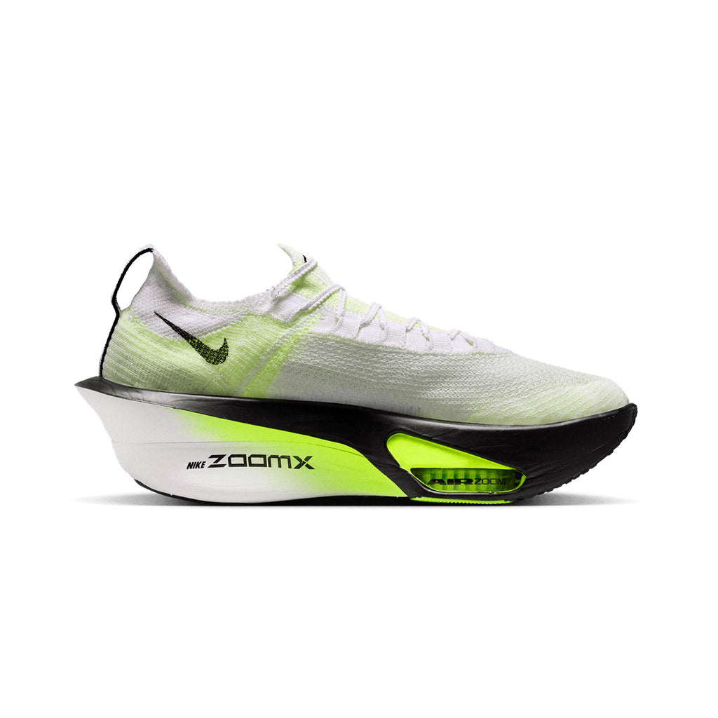 NIKE M AIR ZOOM ALPHAFLY NEXT% 3 - WHITE/BLACK/VOLT/BARELYVOLT