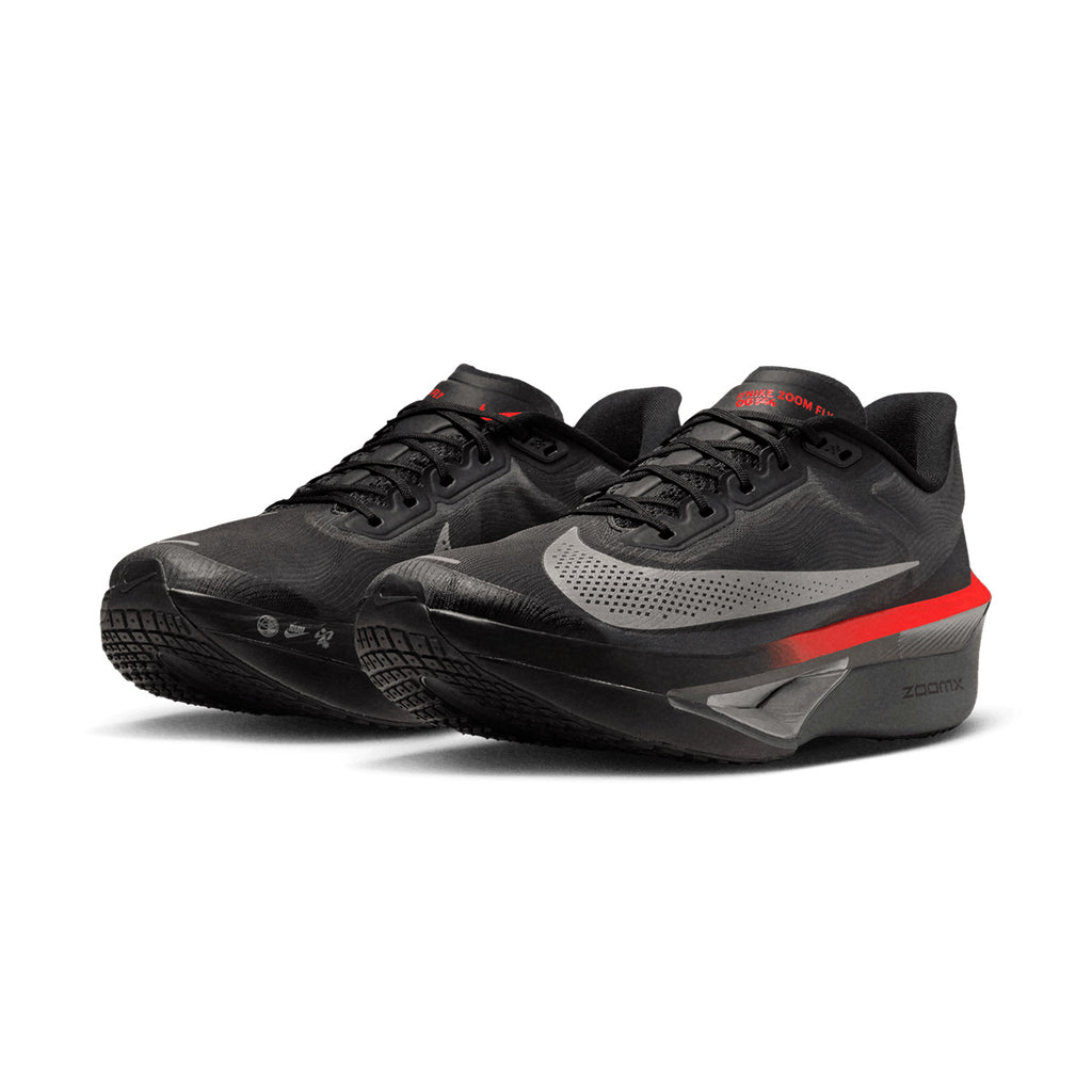 NIKE M ZOOM FLY 6 - BLACK/METALLICSILVER/BRIGHTCRIMSON