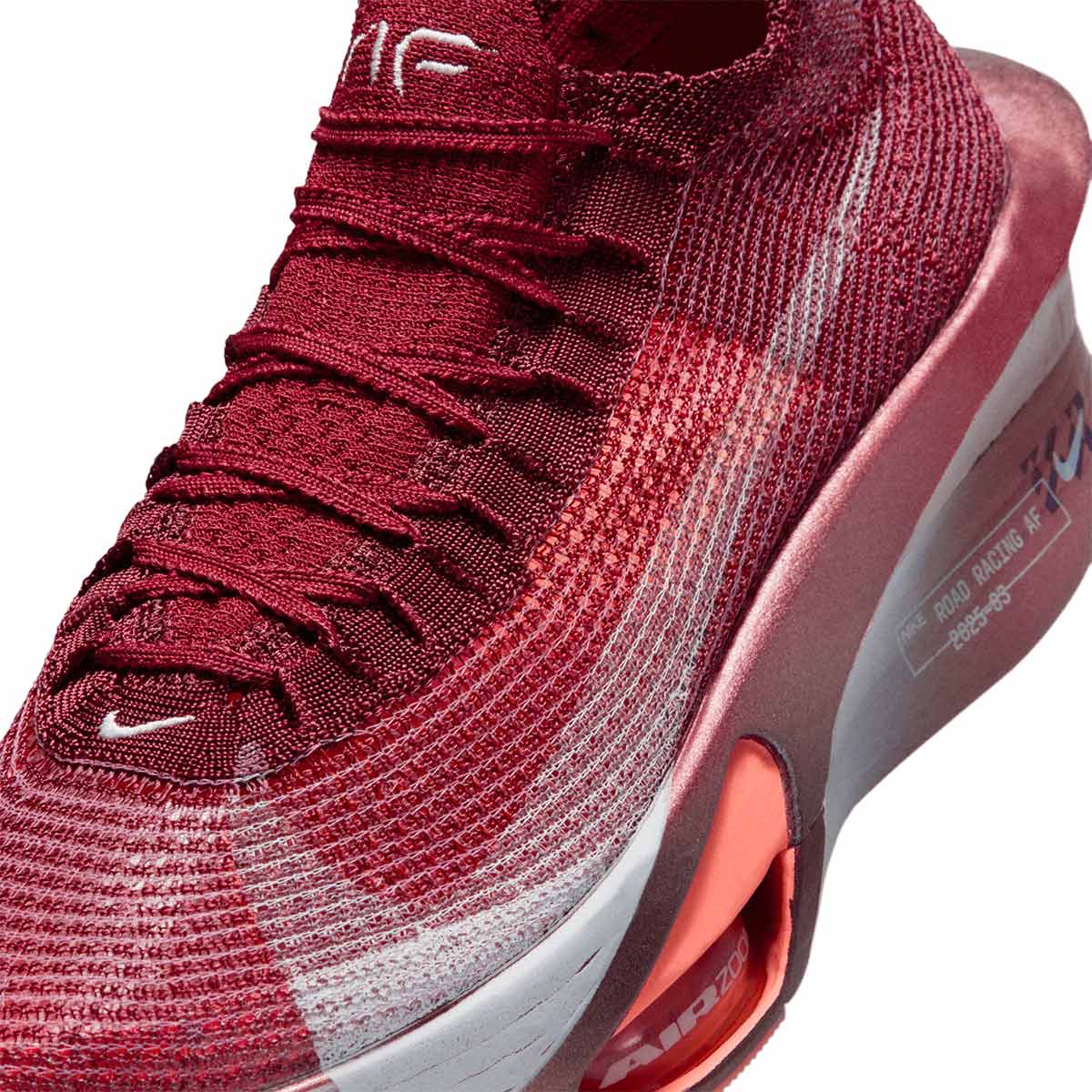 NIKE WOMEN AIR ZOOM ALPHAFLY NEXT% 3 SE - TEAMRED/BARELYGREEN/BRIGHTCRIMSON