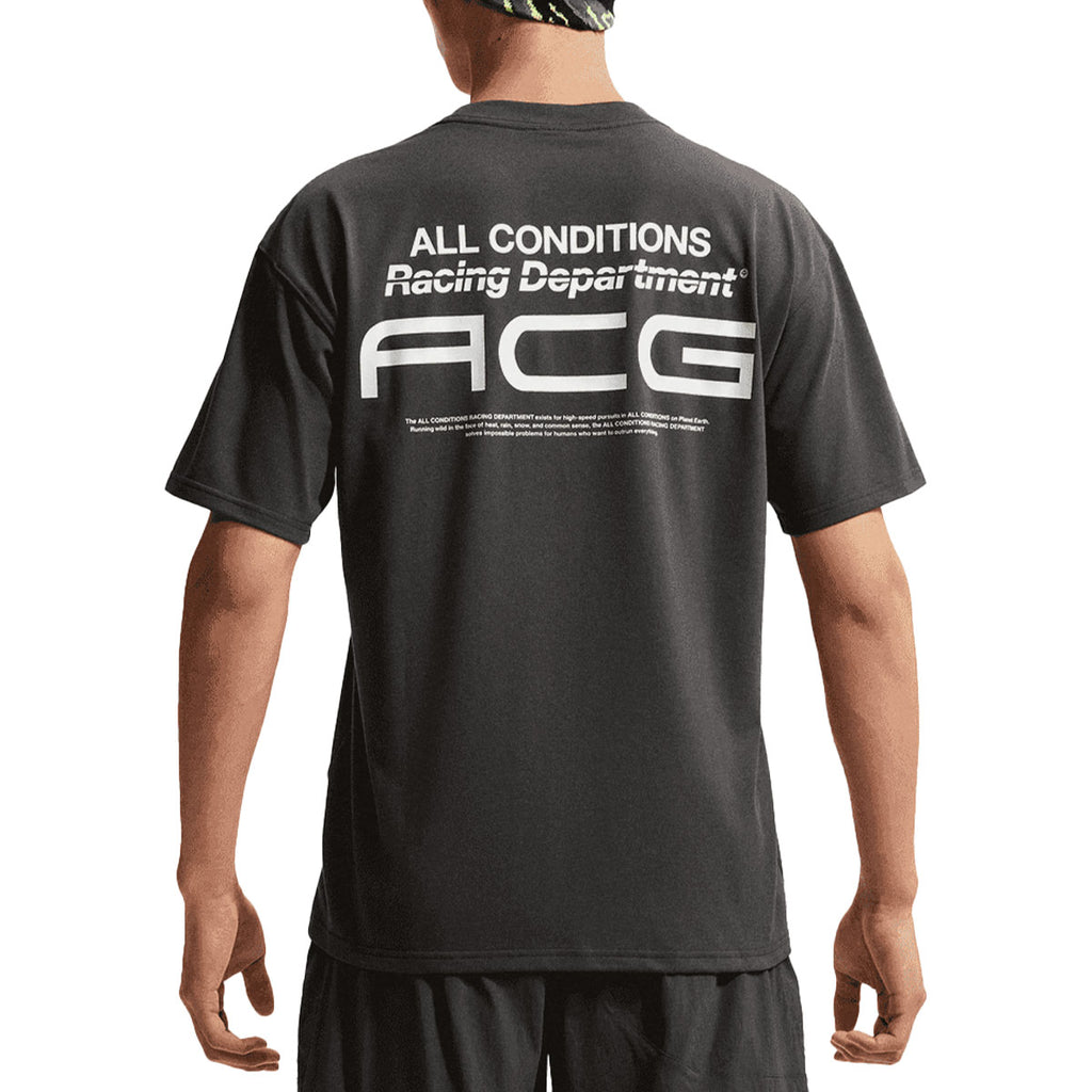 NIKE MEN ACG DRI FIT TEE LSE ACRD LT - DKSMOKEGREY