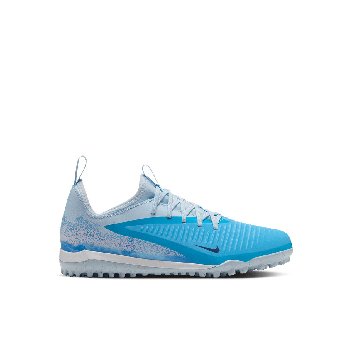 NIKE JR PHANTOM 6 LOW ACADEMY ERLING HAALAND TF - BALTIC BLUE/BLUE ECLIPSE/GLACIER BLUE