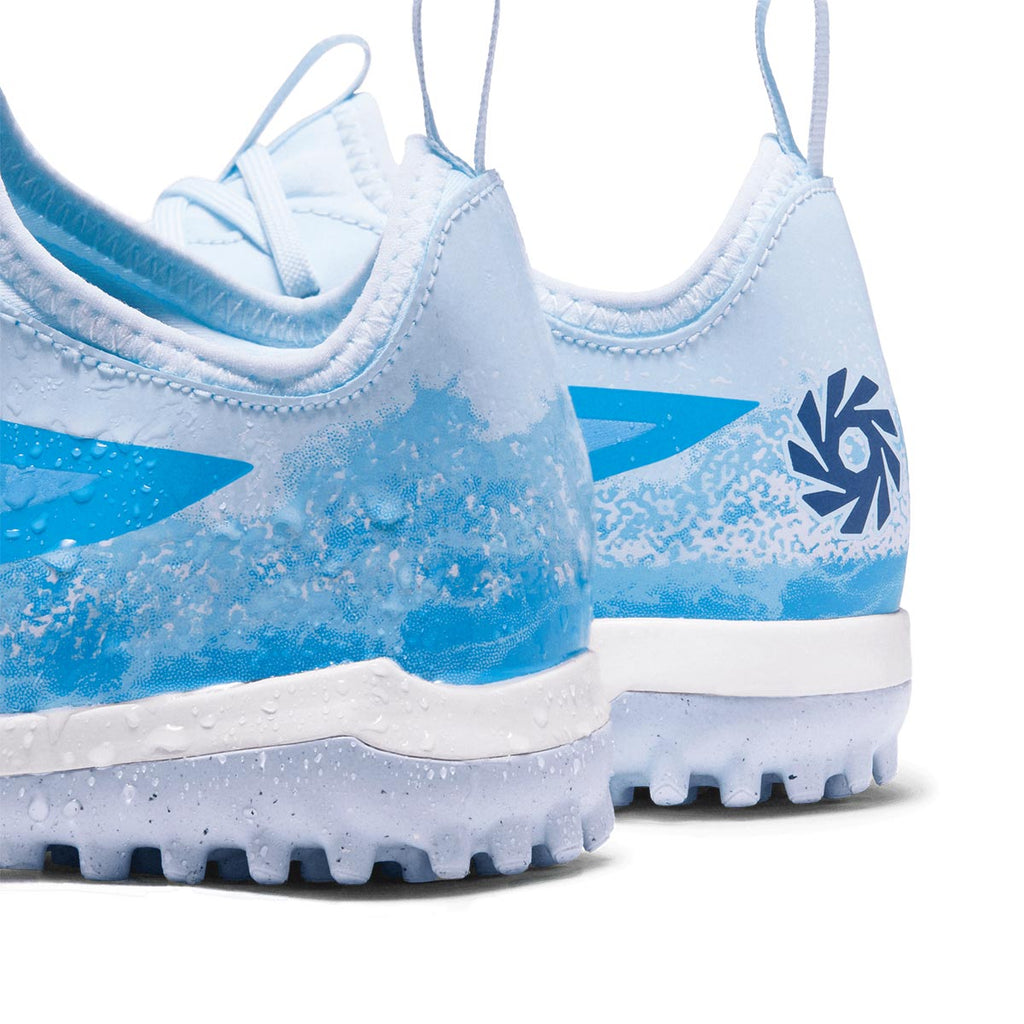 NIKE JR PHANTOM 6 LOW ACADEMY ERLING HAALAND TF - BALTIC BLUE/BLUE ECLIPSE/GLACIER BLUE