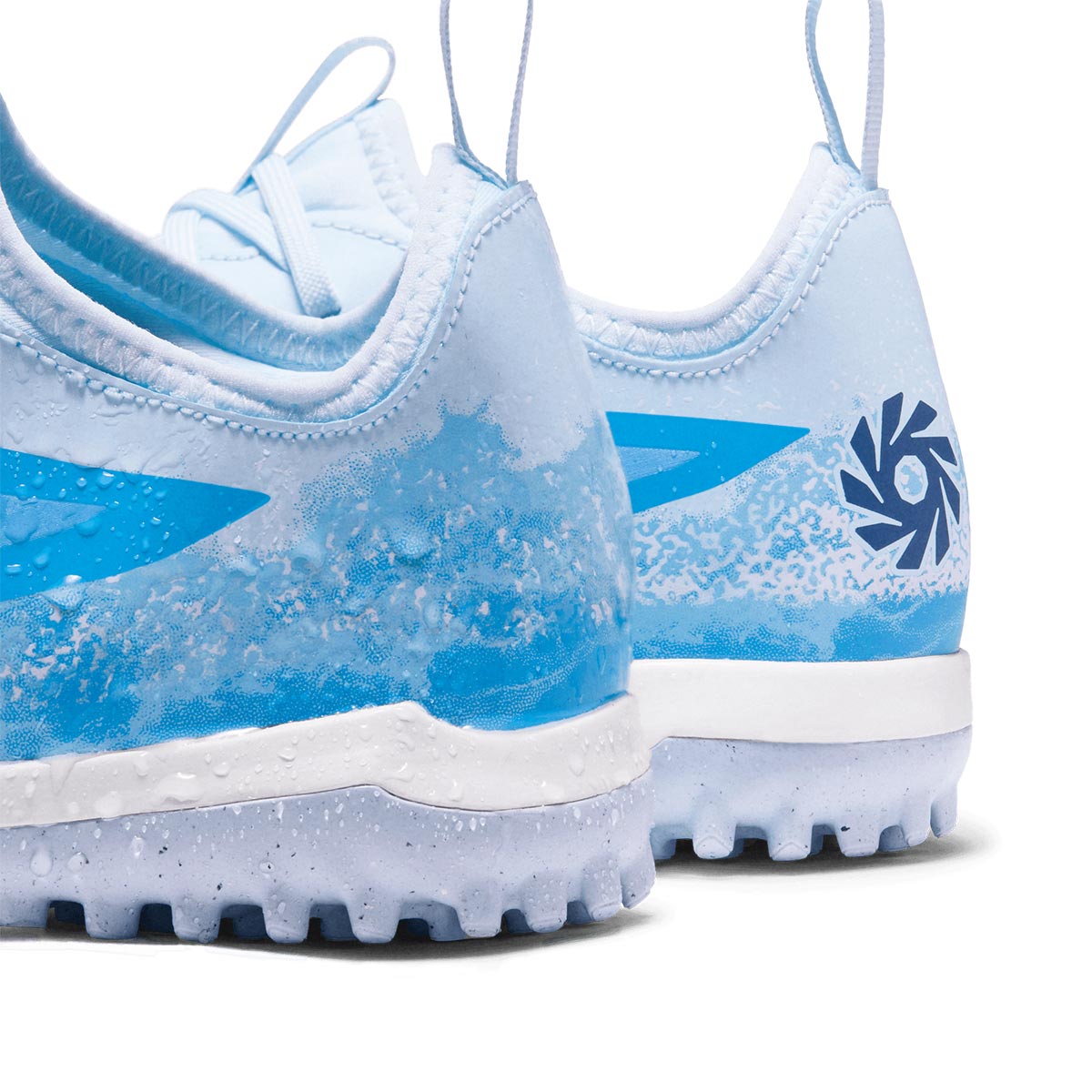NIKE JR PHANTOM 6 LOW ACADEMY ERLING HAALAND TF - BALTIC BLUE/BLUE ECLIPSE/GLACIER BLUE