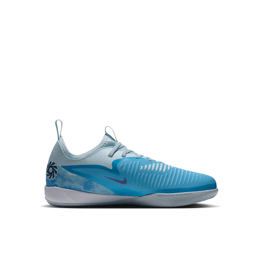 NIKE JR PHANTOM 6 LOW ACADEMY ERLING HAALAND IC - BALTIC BLUE/BLUE ECLIPSE/GLACIER BLUE