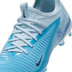 NIKE JR PHANTOM 6 LOW ACADEMY ERLING HAALAND FG/MG - BALTIC BLUE/BLUE ECLIPSE/GLACIER BLUE