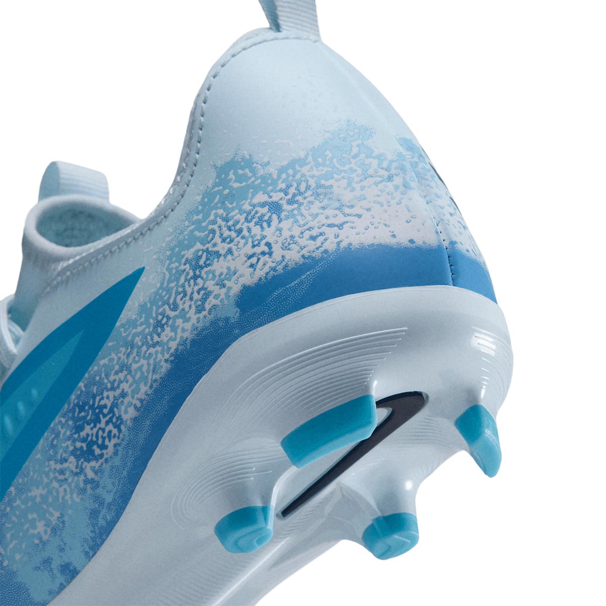 NIKE JR PHANTOM 6 LOW ACADEMY ERLING HAALAND FG/MG - BALTIC BLUE/BLUE ECLIPSE/GLACIER BLUE