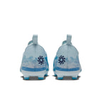 NIKE JR PHANTOM 6 LOW ACADEMY ERLING HAALAND FG/MG - BALTIC BLUE/BLUE ECLIPSE/GLACIER BLUE
