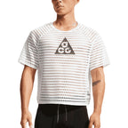 NIKE MEN ACG RADICAL AIRFLOW SHORT SLEEVE TOP - WHITE/ANTHRACITE