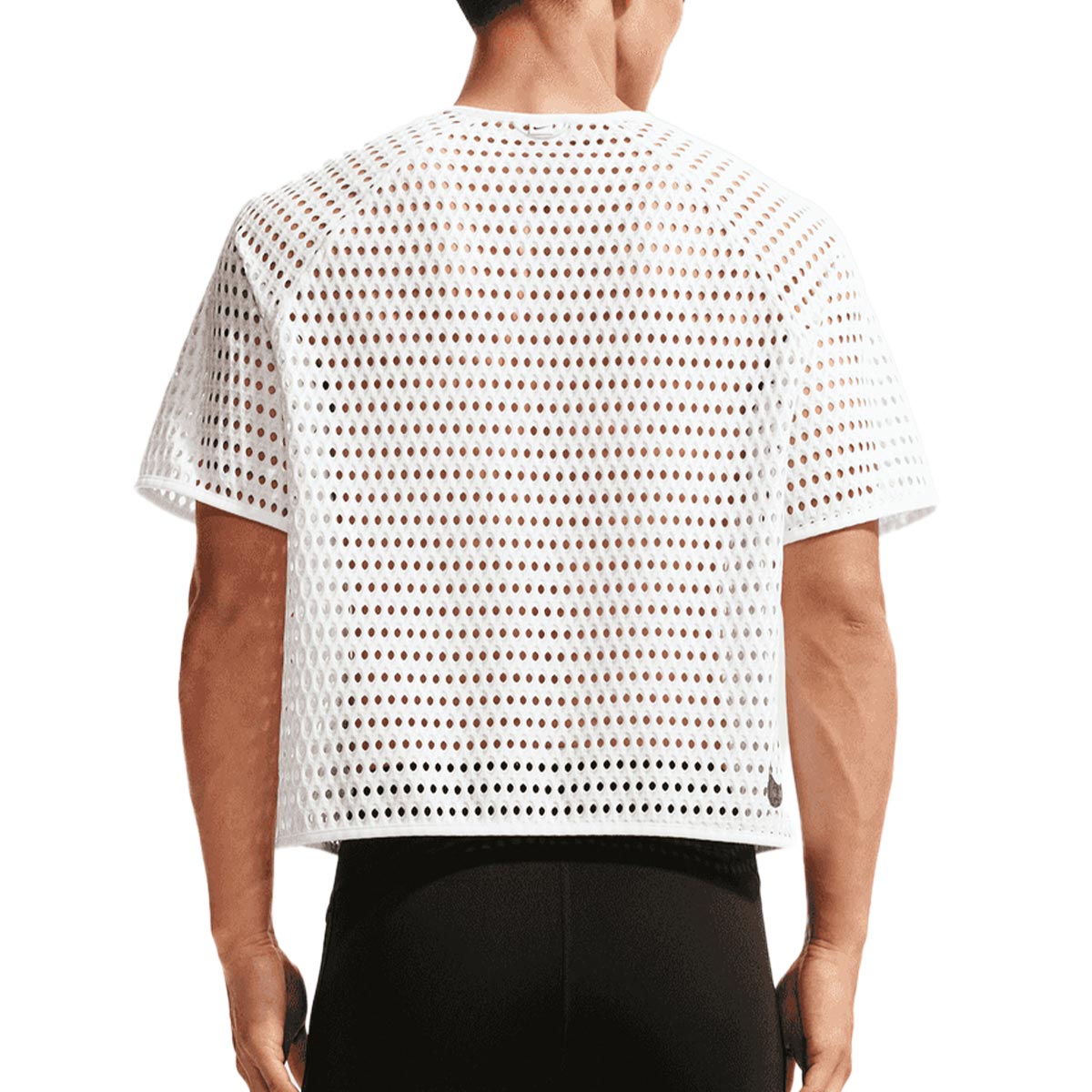 NIKE MEN ACG RADICAL AIRFLOW SHORT SLEEVE TOP - WHITE/ANTHRACITE