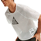 NIKE MEN ACG RADICAL AIRFLOW SHORT SLEEVE TOP - WHITE/ANTHRACITE