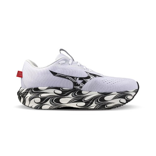 MIZUNO WAVE RIDER 30 DISCLOSURE - WHITE/BLACK/HIGHRISHRED