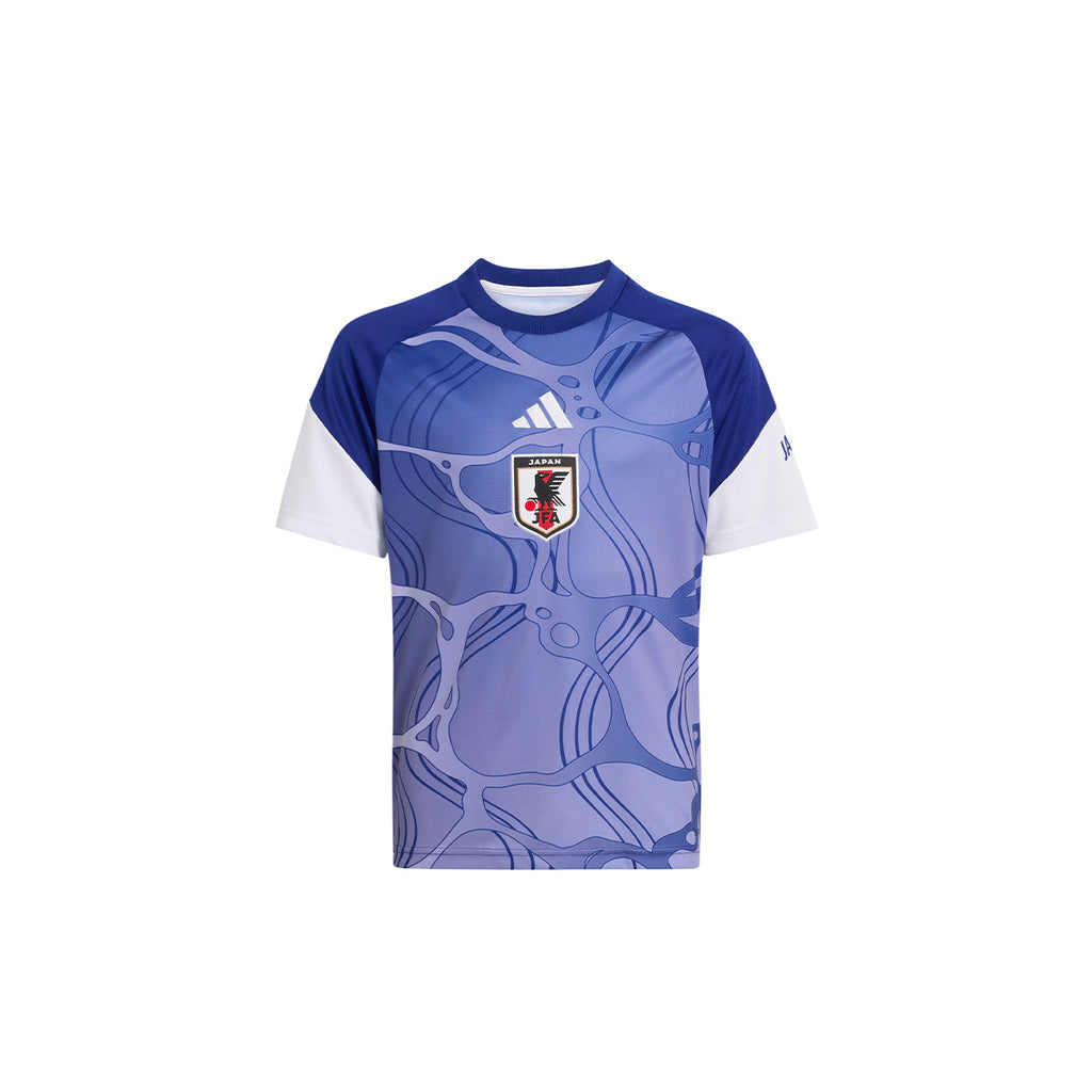 ADIDAS JAPAN 2026 HOME KIDS PRE SHIRT - WHITE/JAPAN BLUE