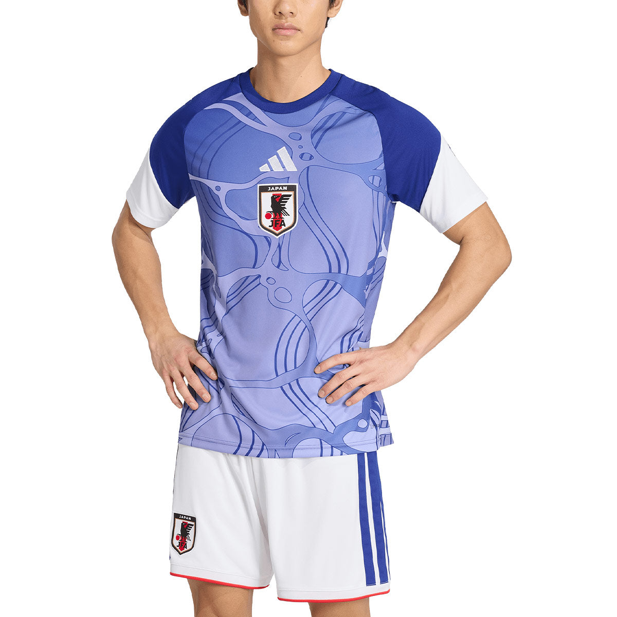 ADIDAS JAPAN 2026 HOME PRE SHIRT - WHITE/JAPAN BLUE