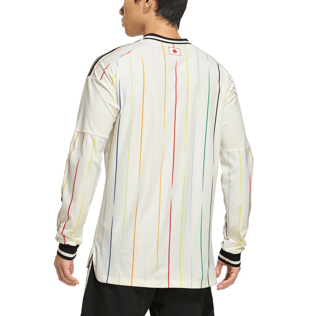 ADIDAS JAPAN 2026 AWAY PLAYER LONG SLEEVE JERSEY - OFF WHITE/BLACK
