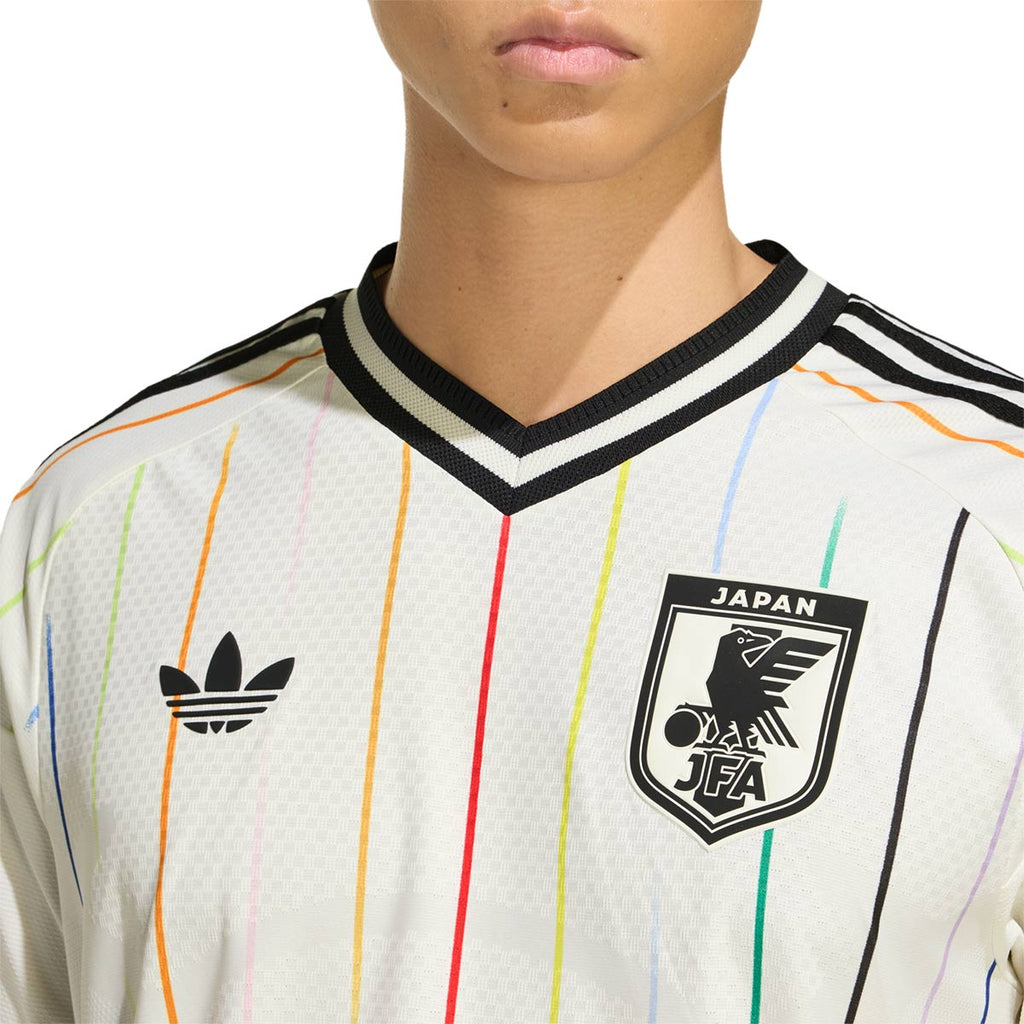 ADIDAS JAPAN 2026 AWAY PLAYER LONG SLEEVE JERSEY - OFF WHITE/BLACK