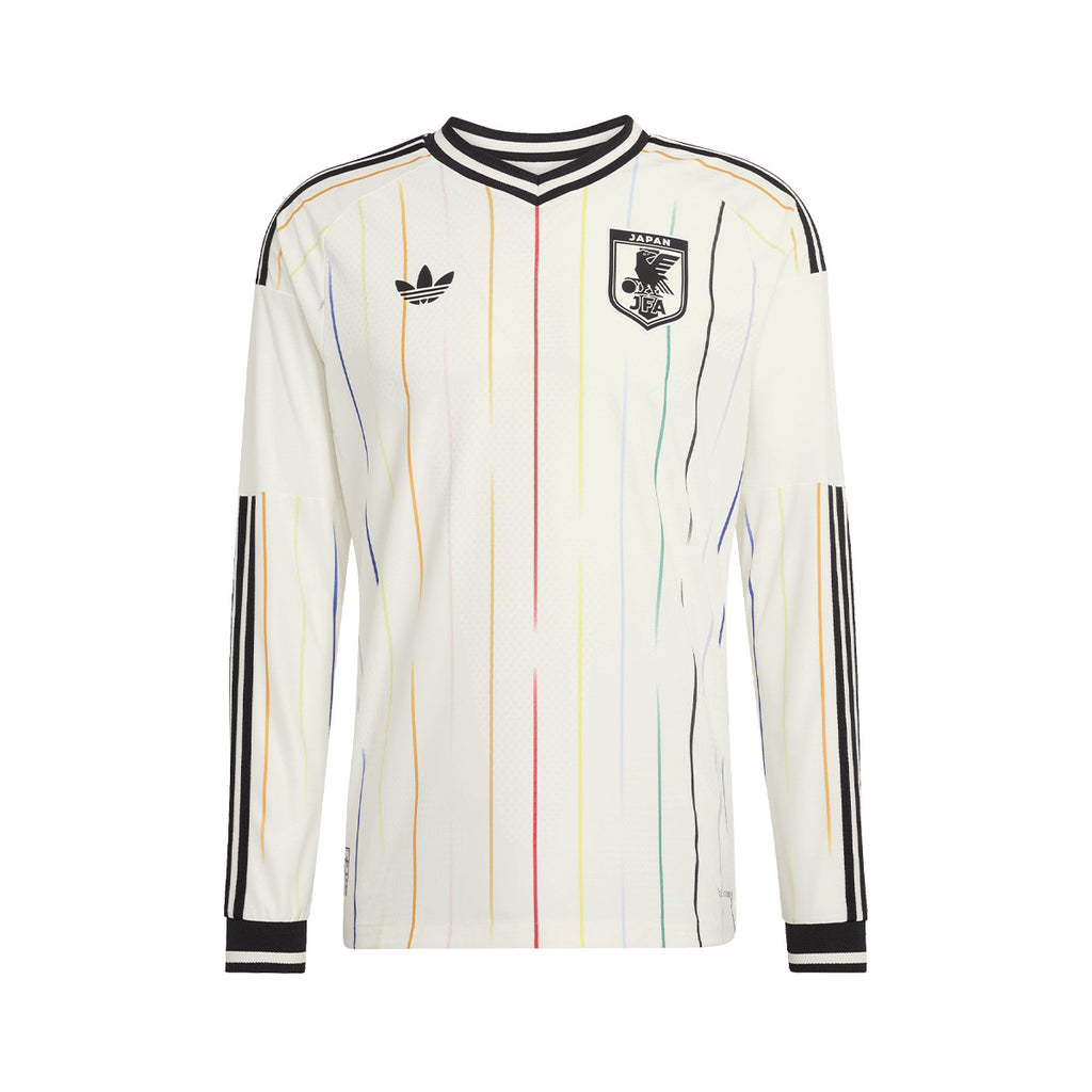 ADIDAS JAPAN 2026 AWAY PLAYER LONG SLEEVE JERSEY - OFF WHITE/BLACK