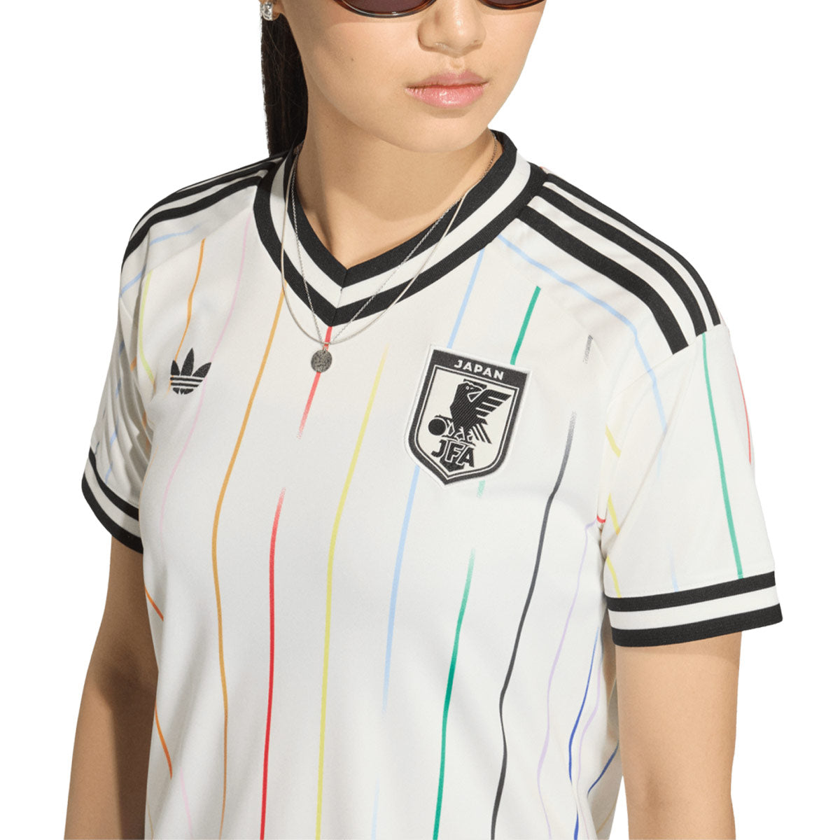 ADIDAS JAPAN 2026 AWAY REPLICA WOMEN JERSEY - OFF WHITE/BLACK