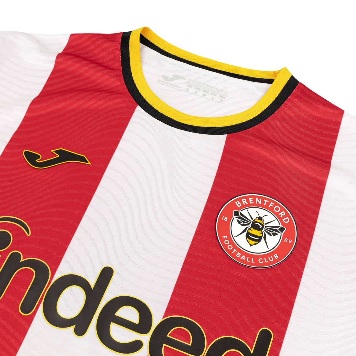 JOMA BRENTFORD 2026/2027 REPLICA JERSEY - RED/WHITE/YELLOW