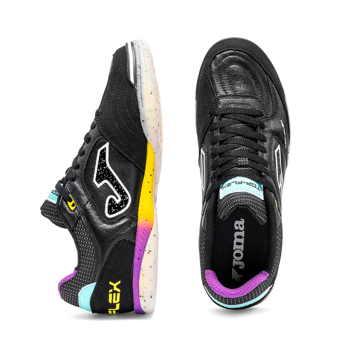 JOMA TOP FLEX - BLACK/PURPLE/YELLOW