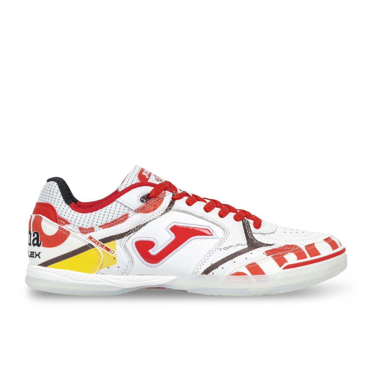 JOMA TOP FLEX ELPOZO - WHITE/RED