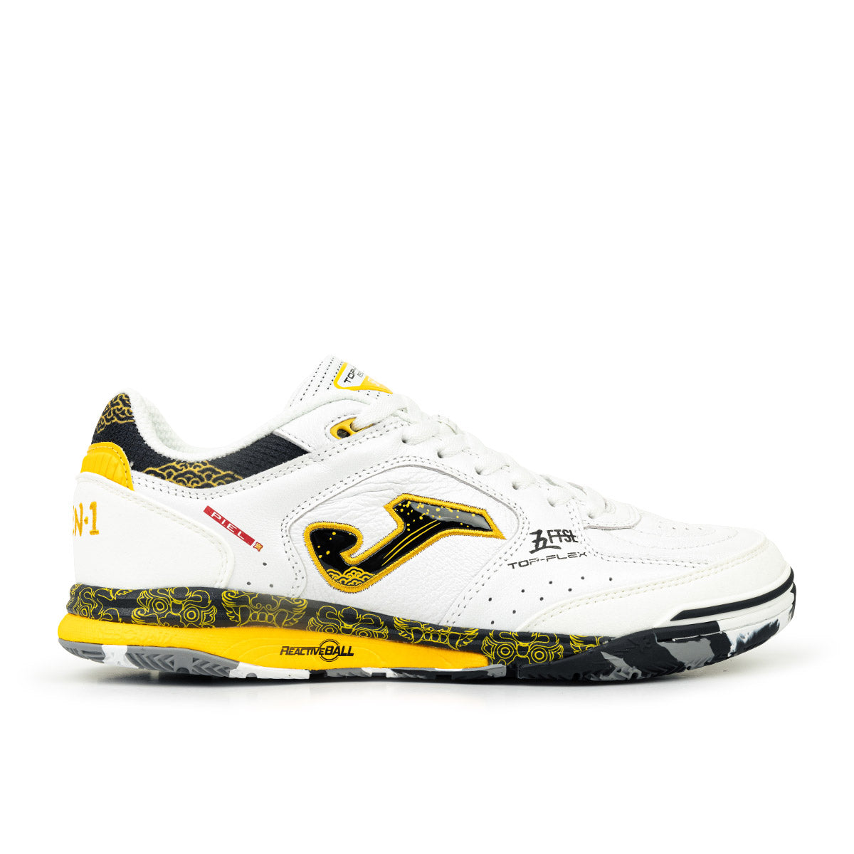JOMA TOP FLEX REBOUND KOREA - WHITE/BLACK/GOLD