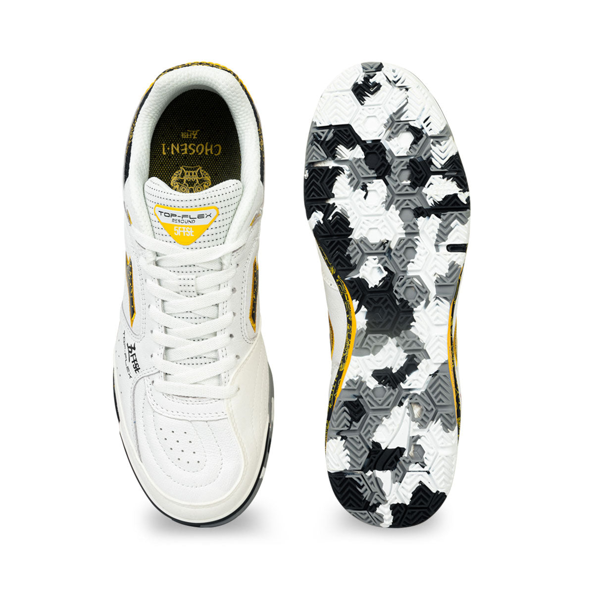JOMA TOP FLEX REBOUND KOREA - WHITE/BLACK/GOLD