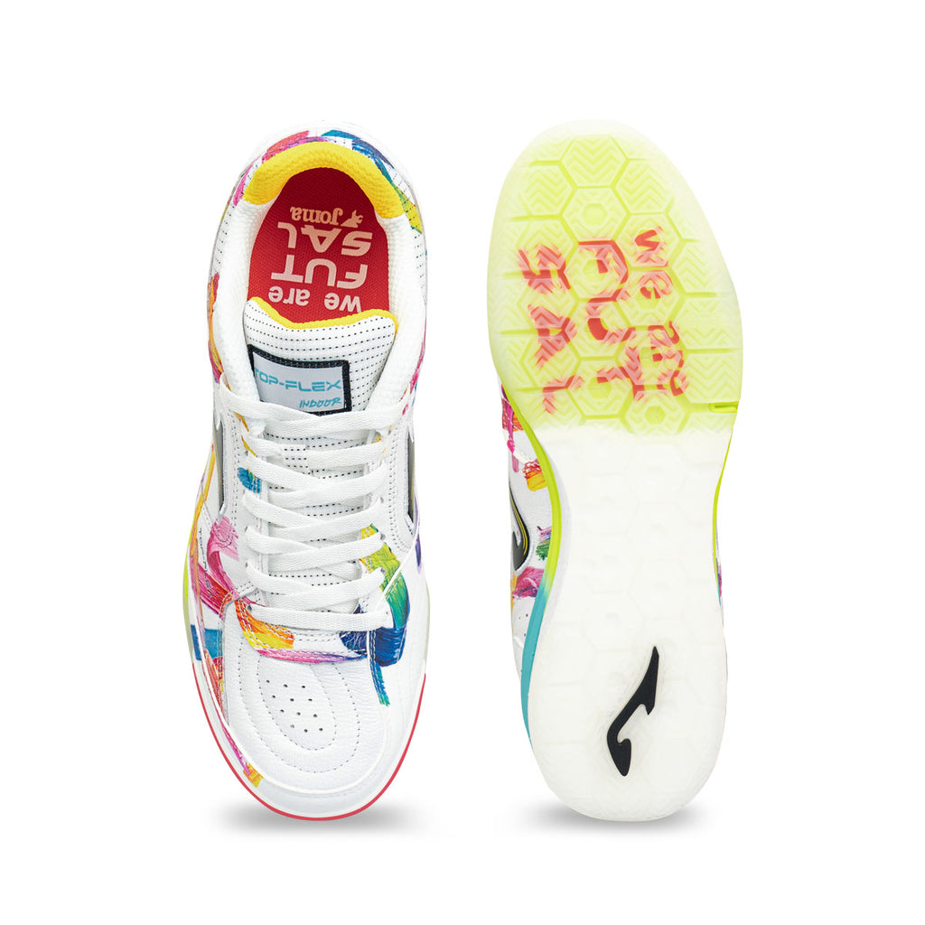 JOMA TOP FLEX REBOUND - WHITE/MULTICOLOR