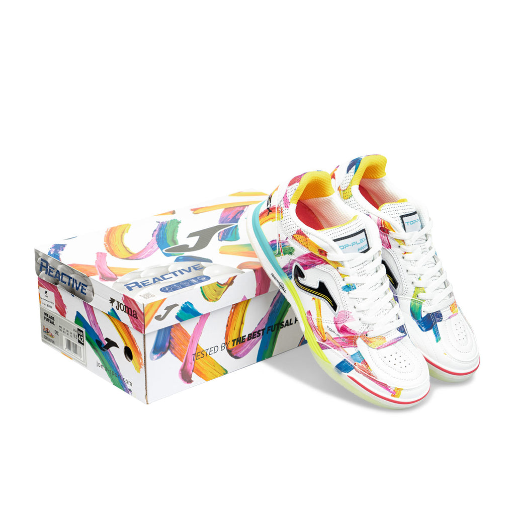 JOMA TOP FLEX REBOUND - WHITE/MULTICOLOR