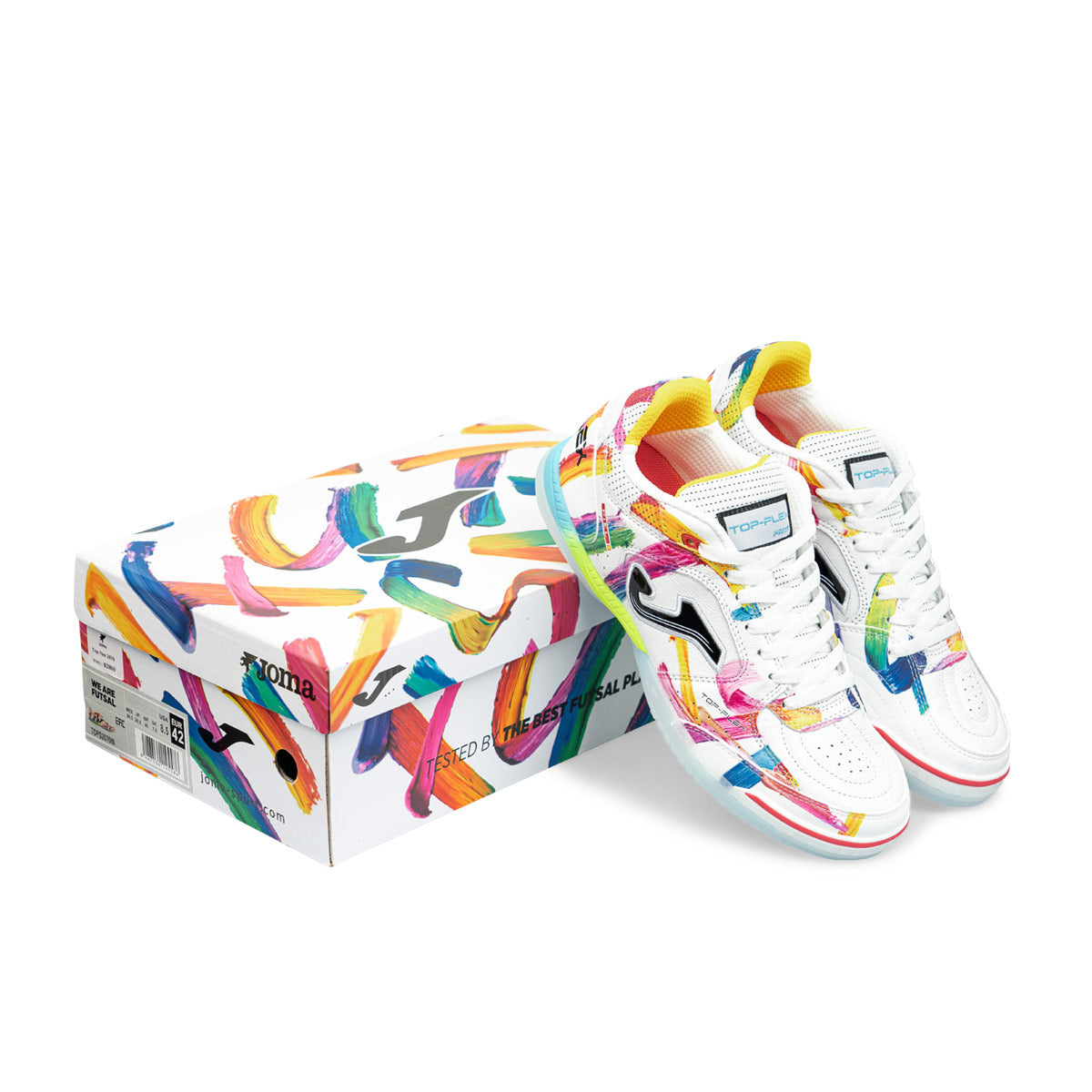 JOMA TOP FLEX - WHITE/MULTICOLOR