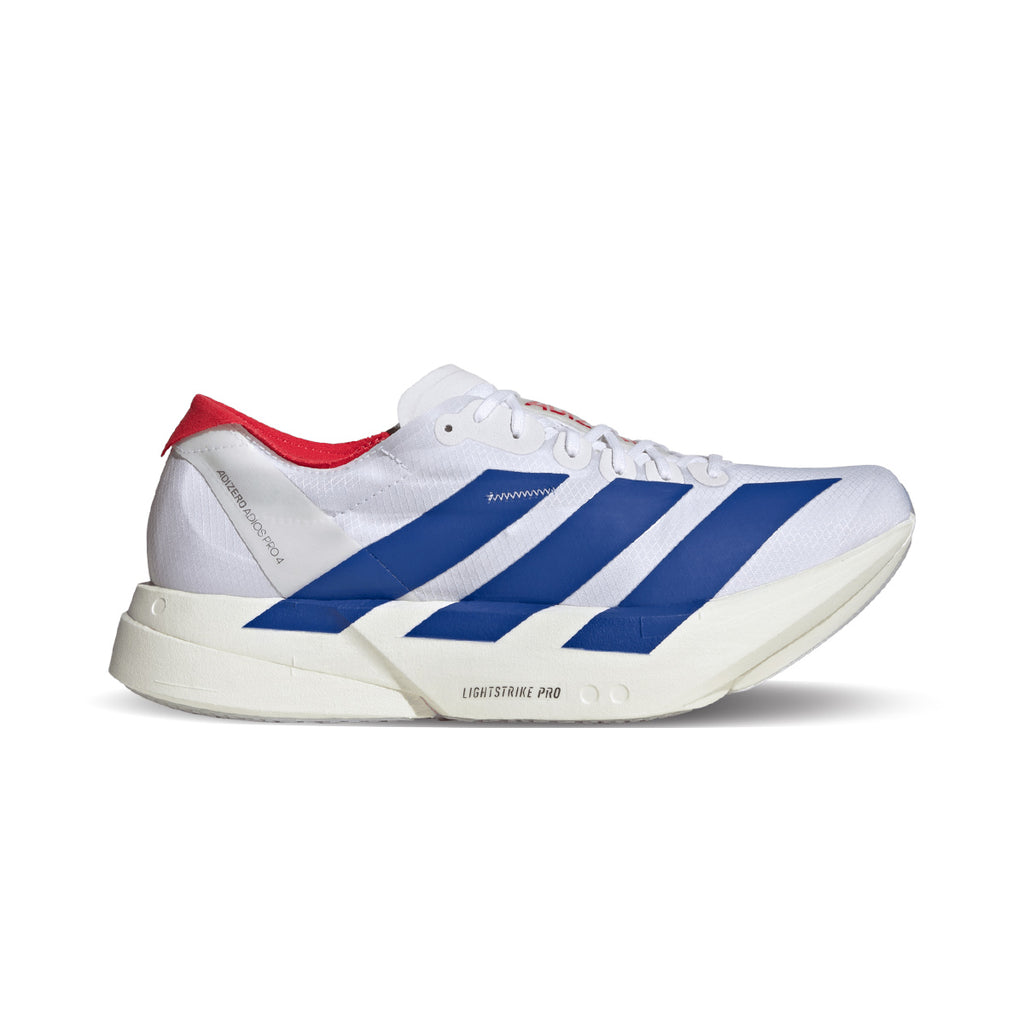 ADIDAS M ADIZERO ADIOS PRO 4 - FTWWHT/ROYBLU/PURRUB