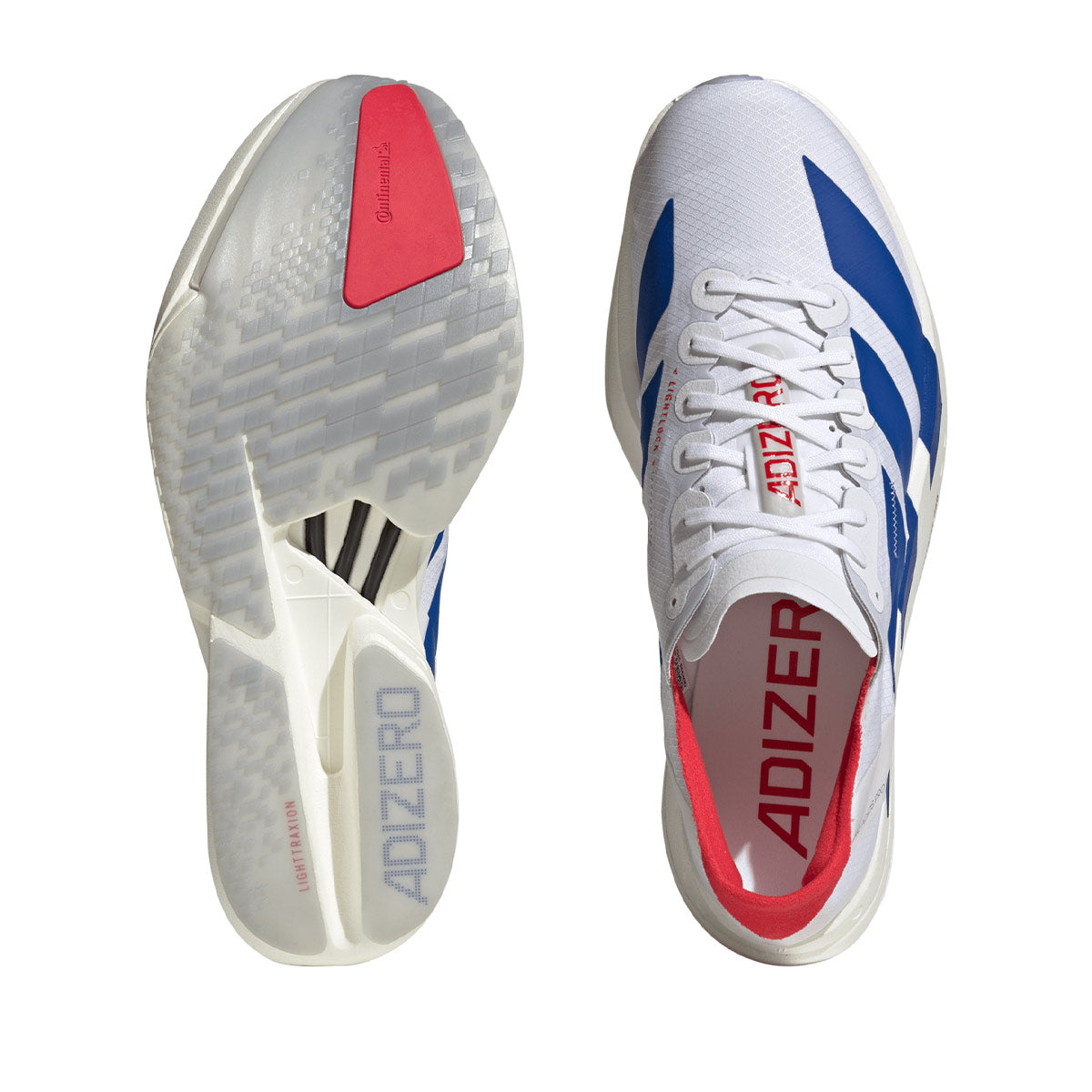 ADIDAS M ADIZERO ADIOS PRO 4 - FTWWHT/ROYBLU/PURRUB