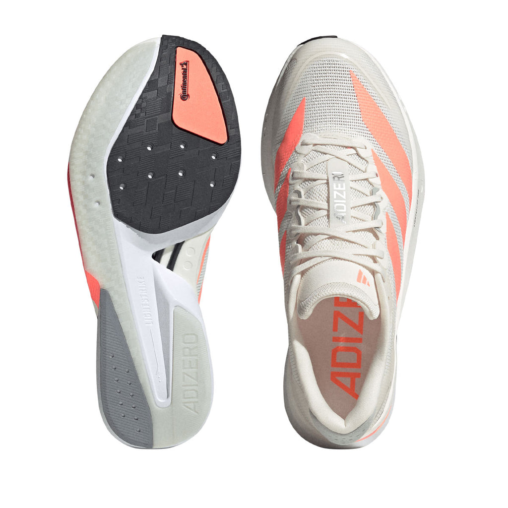 ADIDAS M ADIZERO BOSTON 13 - OWHITE/LUOR/GREY
