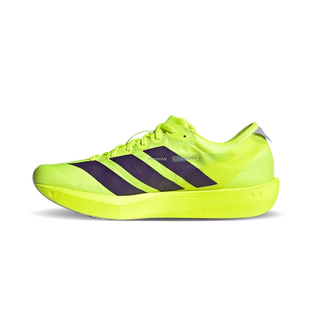 ADIDAS MEN ADIZERO ADIOS 9 - SYELLO/AURPLU/POWPLU