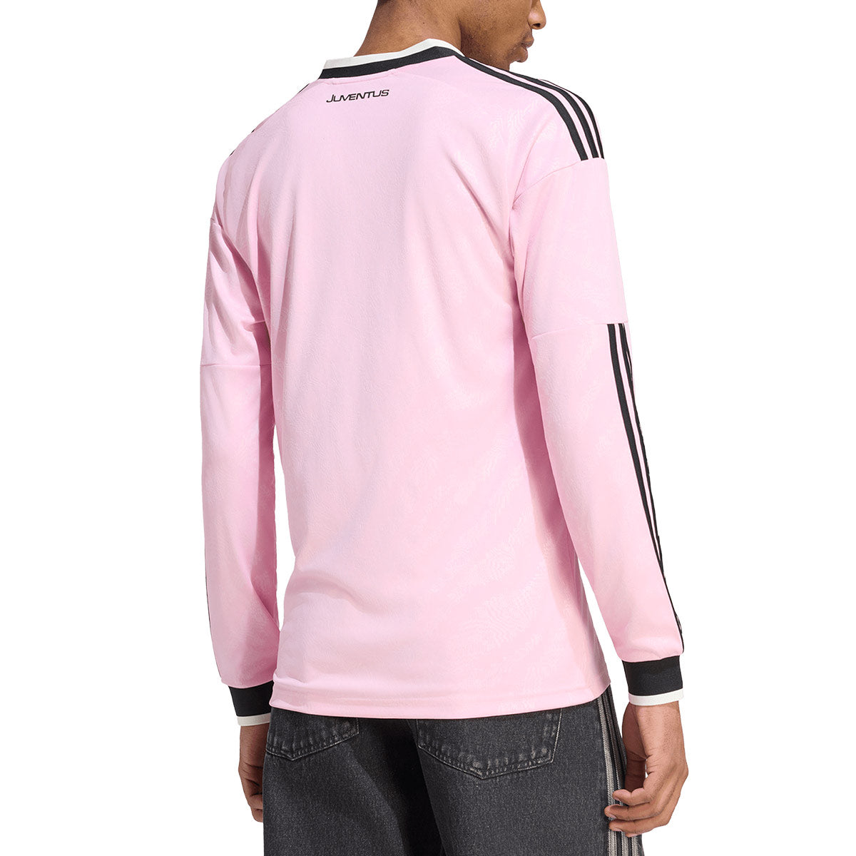 ADIDAS JUVENTUS 2026/2027 AWAY REPLICA LONG SLEEVE JERSEY - TRUE PINK/BLACK