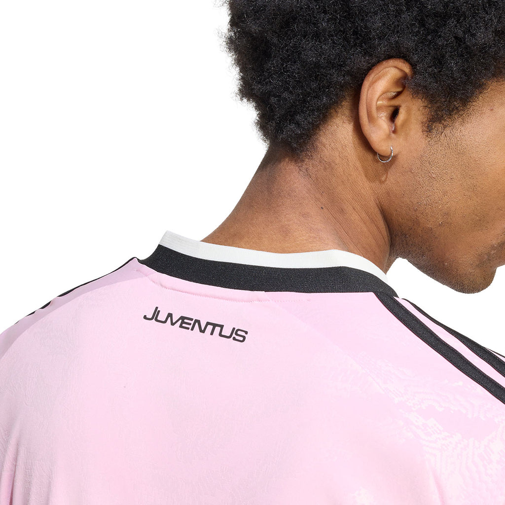 ADIDAS JUVENTUS 2026/2027 AWAY REPLICA LONG SLEEVE JERSEY - TRUE PINK/BLACK