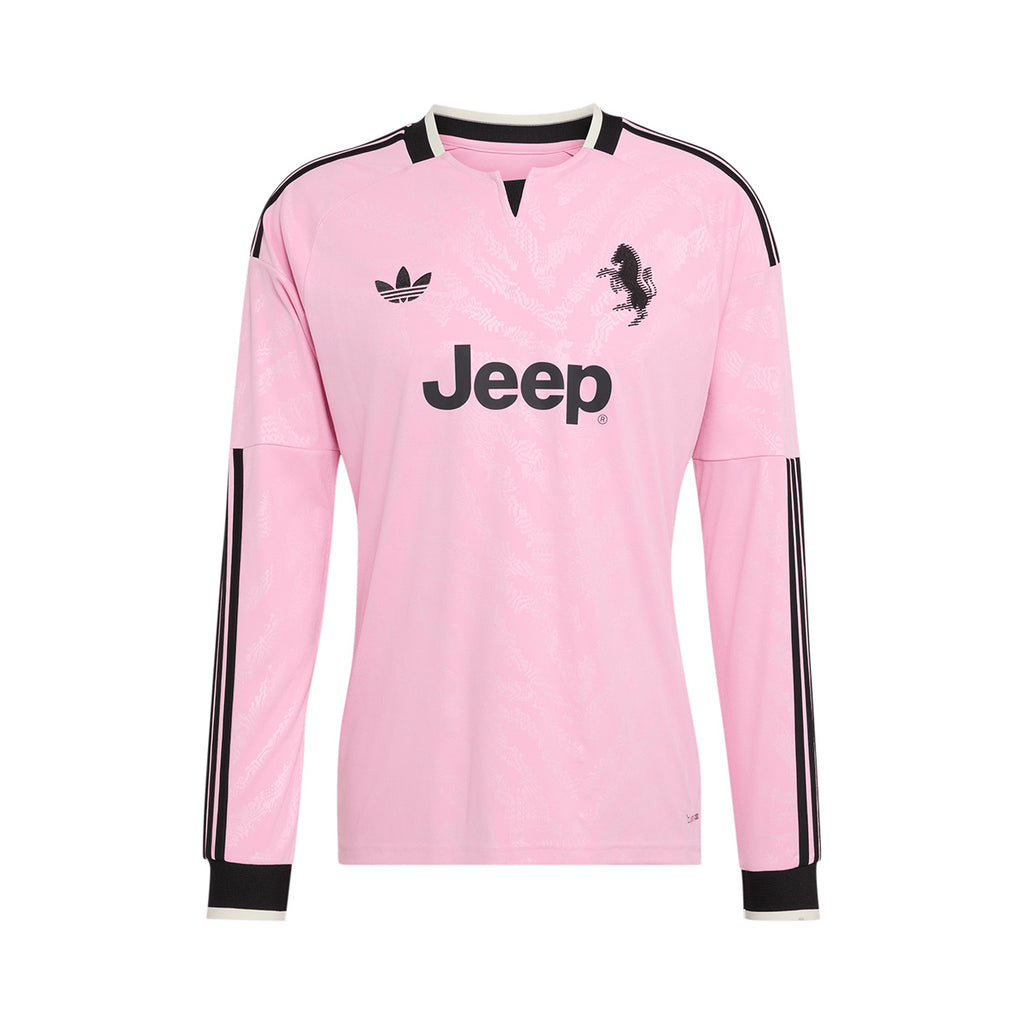 ADIDAS JUVENTUS 2026/2027 AWAY REPLICA LONG SLEEVE JERSEY - TRUE PINK/BLACK
