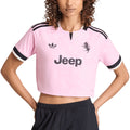 ADIDAS JUVENTUS 2026/2027 AWAY REPLICA WOMEN CROP JERSEY - TRUE PINK/BLACK