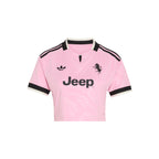 ADIDAS JUVENTUS 2026/2027 AWAY REPLICA WOMEN CROP JERSEY - TRUE PINK/BLACK