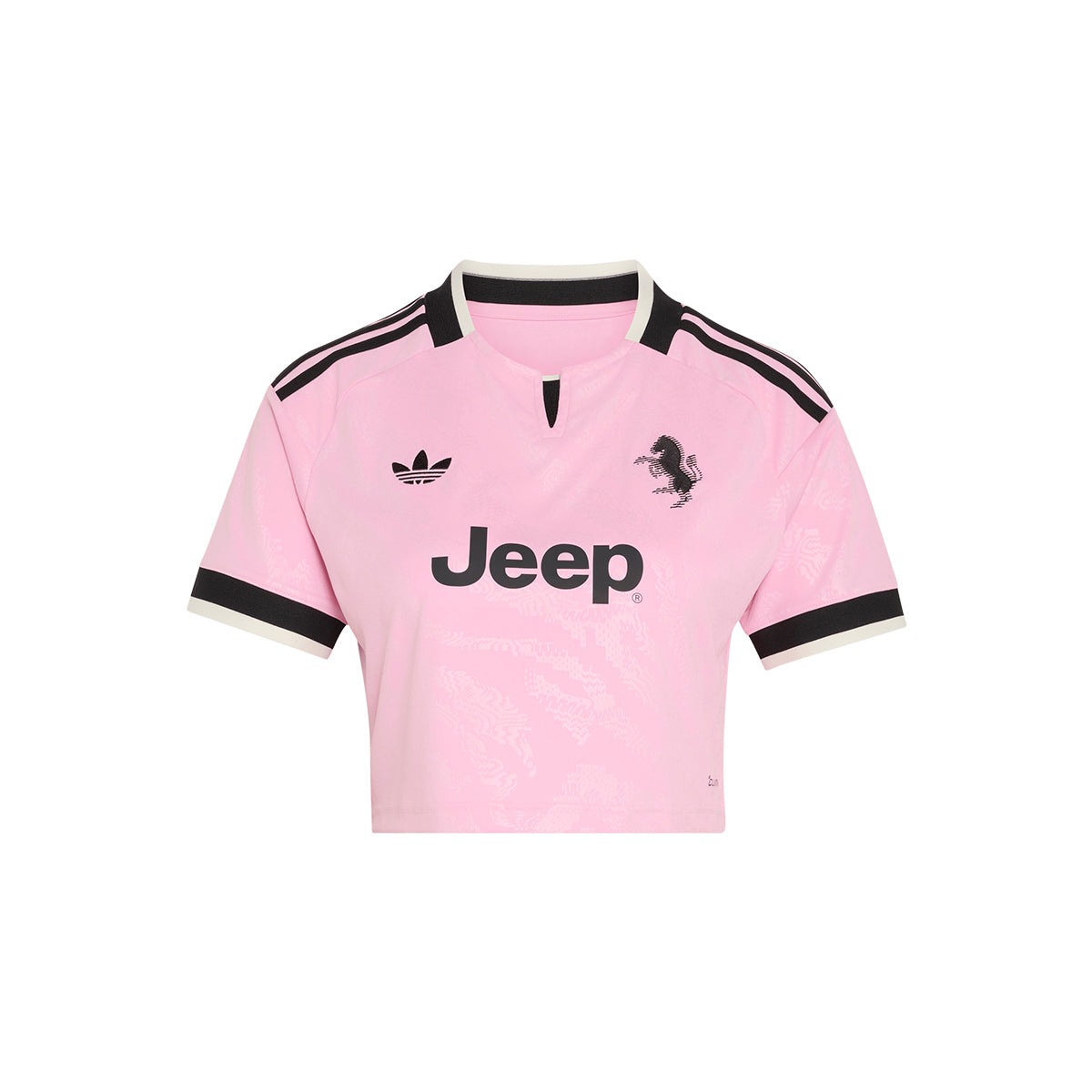 ADIDAS JUVENTUS 2026/2027 AWAY REPLICA WOMEN CROP JERSEY - TRUE PINK/BLACK