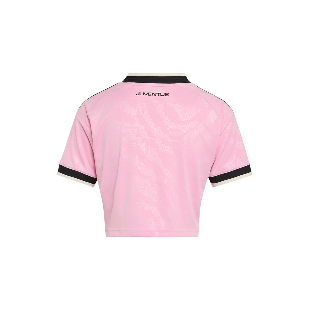 ADIDAS JUVENTUS 2026/2027 AWAY REPLICA WOMEN CROP JERSEY - TRUE PINK/BLACK
