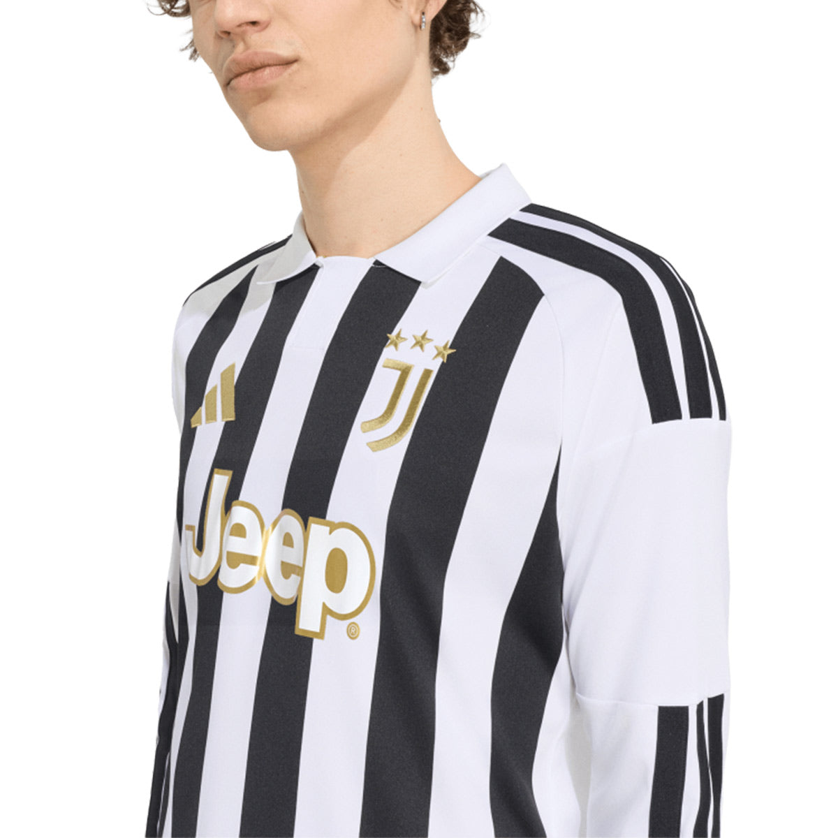 ADIDAS JUVENTUS 2026/2027 HOME REPLICA LONG SLEEVE JERSEY - WHITE/BLACK