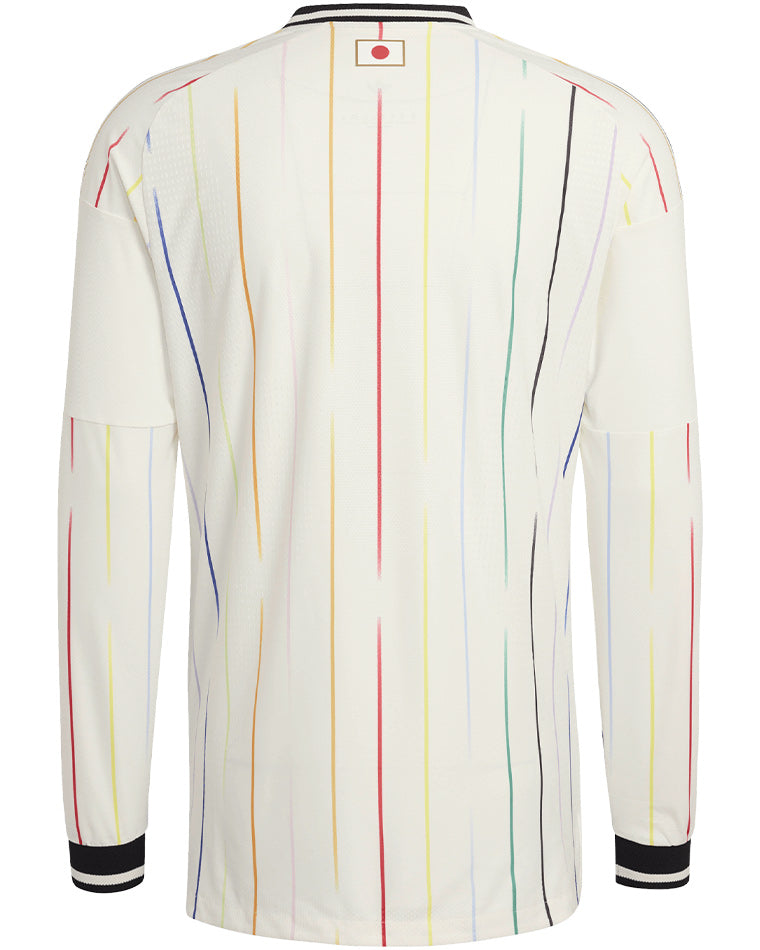 ADIDAS JAPAN 2026 AWAY PLAYER LONG SLEEVE JERSEY - OFF WHITE/BLACK