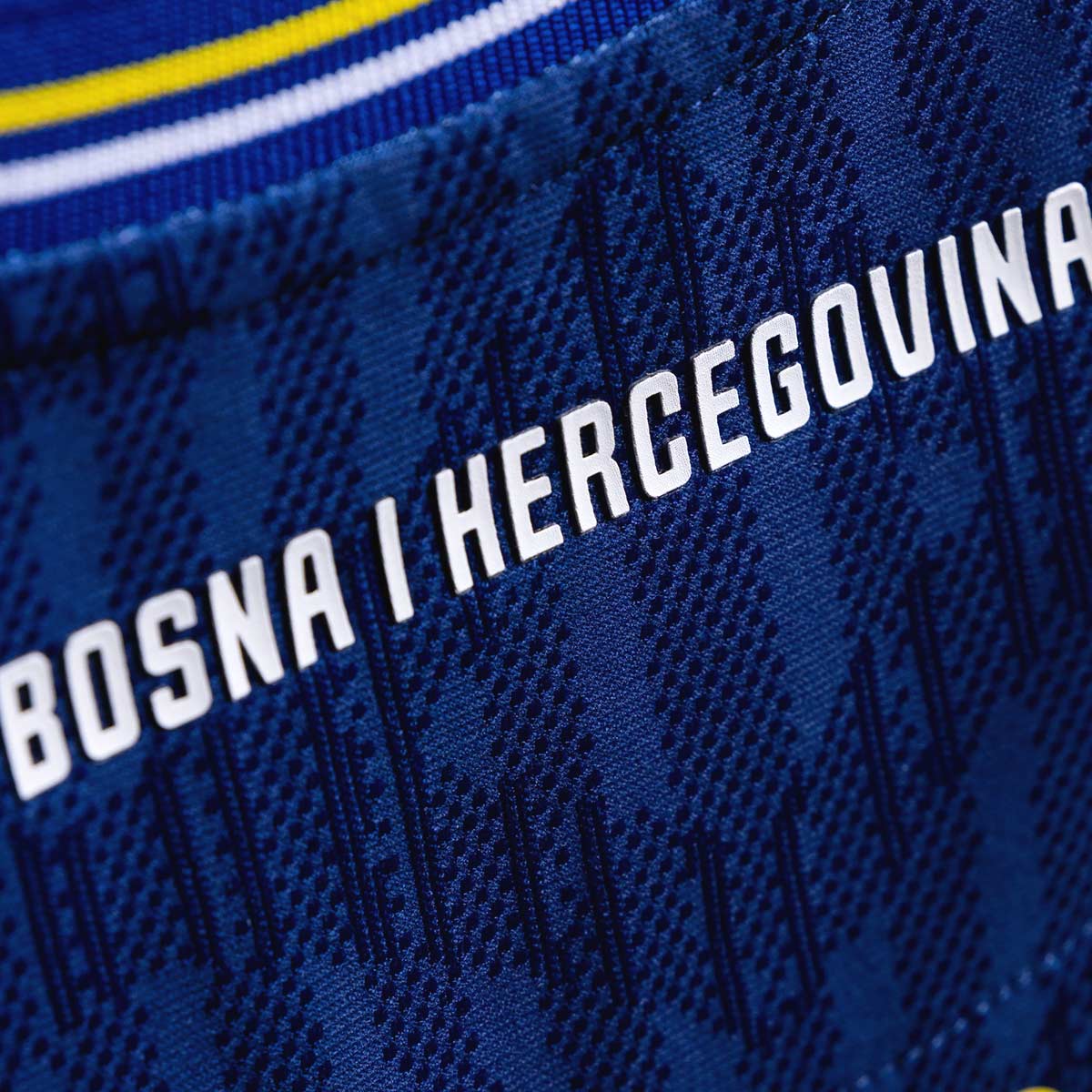 KELME BOSNIA AND HERZEGOVINA 2026 HOME PLAYER JERSEY - BLUE/YELLOW/WHITE