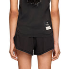 ADIDAS WOMEN Y3 RUNNING SHORTS - BLACK