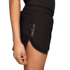 ADIDAS WOMEN Y3 RUNNING SHORTS - BLACK