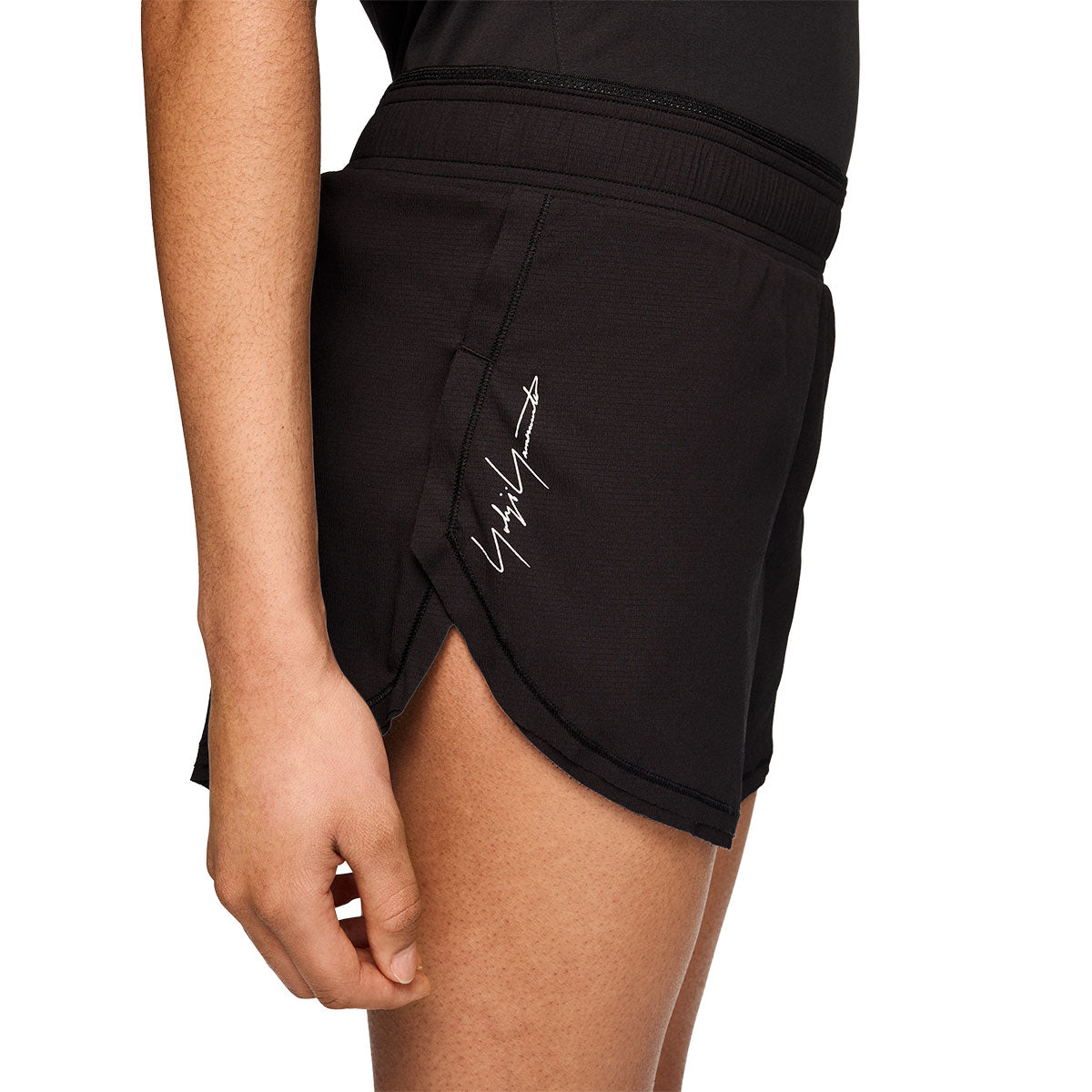 ADIDAS WOMEN Y3 RUNNING SHORTS - BLACK