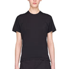 ADIDAS WOMEN Y3 RUNNING SHORT SLEEVE TEE - BLACK